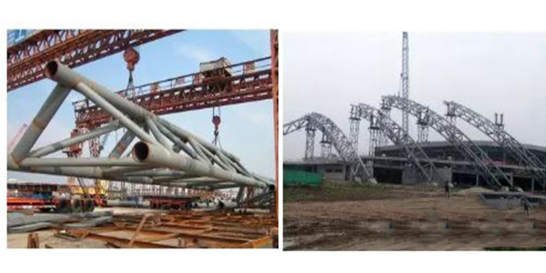 軌道梁、活動(dòng)屋蓋安裝